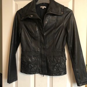 VINCE. leather jackets 90s vintage retro MEDIUM